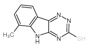 6-methyl-1,2-dihydro-[1,2,4]triazino[5,6-b]indole-3-thione structure