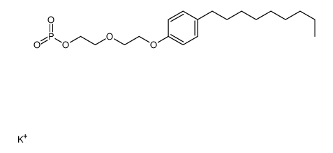potassium [2-[2-(4-nonylphenoxy)ethoxy]ethyl] phosphonate结构式