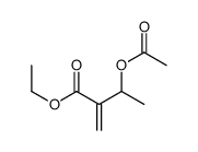 ethyl 3-acetyloxy-2-methylidenebutanoate结构式