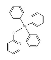 pyridine-2-thiolate; triphenyllead Structure