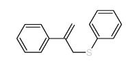 2-phenylprop-2-enylsulfanylbenzene结构式