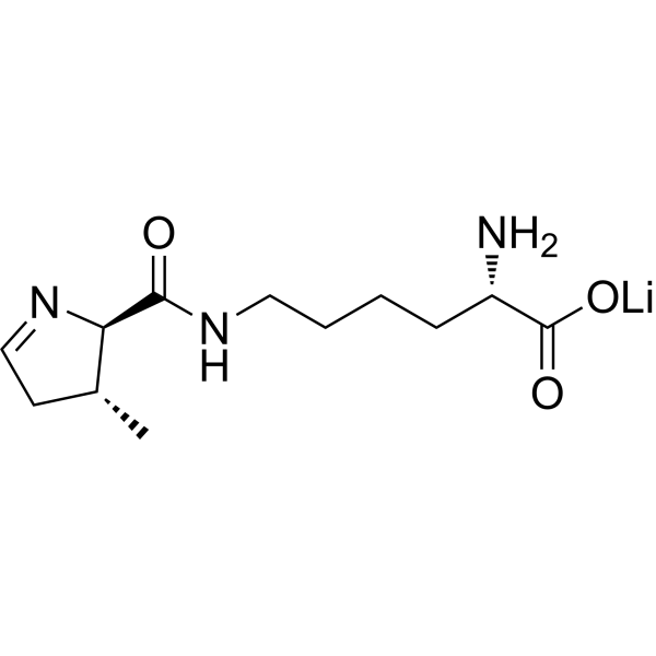 L-Pyrrolysine lithium结构式