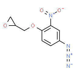 1,2-epoxy-3-(4'-azido-2'-nitrophenoxy)propane structure
