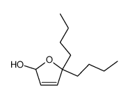 hydroxy-2 di-n-butyl-5,5 dihydro-2,5 furanne Structure
