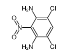 4,6-dichloro-2-nitro-m-phenylenediamine结构式