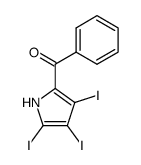 phenyl-(3,4,5-triiodo-pyrrol-2-yl)-ketone Structure