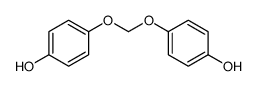 4-[(4-hydroxyphenoxy)methoxy]phenol结构式