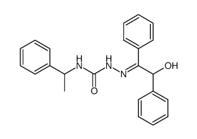 benzoin-[4-(1-phenyl-ethyl)-semicarbazone] Structure