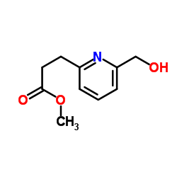 Methyl 3-[6-(hydroxymethyl)-2-pyridinyl]propanoate Structure