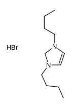 1,3-dibutyl-1,2-dihydroimidazol-1-ium,bromide Structure