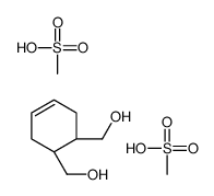 [(1R,6R)-6-(hydroxymethyl)cyclohex-3-en-1-yl]methanol,methanesulfonic acid Structure