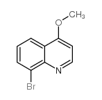 8-溴-4-甲氧基喹啉结构式