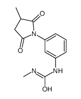 1-methyl-3-[3-(3-methyl-2,5-dioxopyrrolidin-1-yl)phenyl]urea Structure