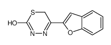 5-(1-benzofuran-2-yl)-3,6-dihydro-1,3,4-thiadiazin-2-one结构式