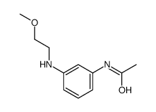 N-[3-(2-methoxyethylamino)phenyl]acetamide结构式