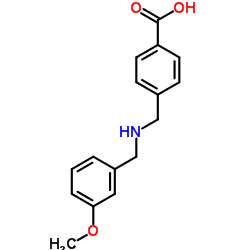 4-{[(3-Methoxybenzyl)amino]methyl}benzoic acid结构式