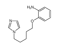 2-(5-imidazol-1-ylpentoxy)aniline Structure