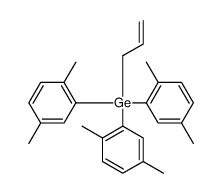 tris(2,5-dimethylphenyl)-prop-2-enylgermane结构式
