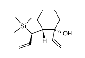 (1R,2R)-2-((R)-1-(trimethylsilyl)allyl)-1-vinylcyclohexan-1-ol Structure