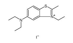 Benzothiazolium, 5-(diethylamino)-3-ethyl-2-methyl-, iodide Structure