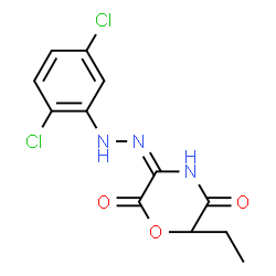 ETHYL 2-(ACETYLAMINO)-2-[2-(2,5-DICHLOROPHENYL)HYDRAZONO]ACETATE Structure