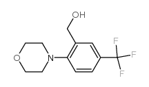 [2-MORPHOLINO-5-(TRIFLUOROMETHYL)PHENYL]METHANOL structure