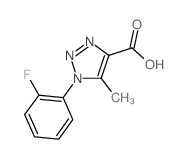 1-(2-fluorophenyl)-5-methyltriazole-4-carboxylic acid图片