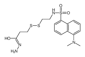 2-(DANSYLSULFONAMIDO)ETHYL-3-(HYDRAZINOCARBOXY)ETHYL DISULFIDE Structure