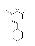 1-cyclohexyl-4,4,5,5,5-pentafluoropent-1-en-3-one结构式