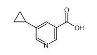 5-CYCLOPROPYLNICOTINIC ACID structure