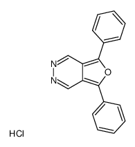 5,7-Diphenylfuro(3,4-d)pyridazine hydrochloride Structure