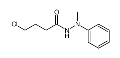 4-Chloro-butyric acid N'-methyl-N'-phenyl-hydrazide结构式