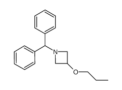 1-diphenylmethyl-3-propoxy-azetidine Structure