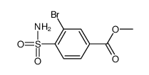 methyl 3-bromo-4-sulfamoylbenzoate结构式