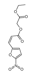 (2-ethoxy-2-oxoethyl) 3-(5-nitrofuran-2-yl)prop-2-enoate Structure