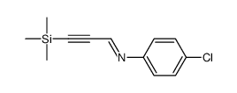 N-(4-chlorophenyl)-3-trimethylsilylprop-2-yn-1-imine Structure