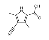 1H-Pyrrole-2-carboxylicacid,4-cyano-3,5-dimethyl-(9CI) Structure