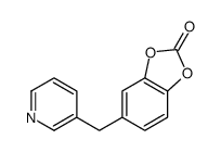 5-(pyridin-3-ylmethyl)-1,3-benzodioxol-2-one Structure