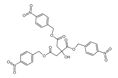citric acid tris-(4-nitro-benzyl ester)结构式
