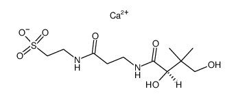 S-Sulfo-D-pantetheine calcium salt结构式