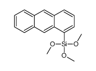 anthracen-1-yl(trimethoxy)silane Structure
