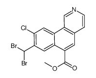 methyl 9-chloro-8-(dibromomethyl)benzo[h]isoquinoline-6-carboxylate结构式