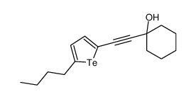 1-[2-(5-butyltellurophen-2-yl)ethynyl]cyclohexan-1-ol Structure