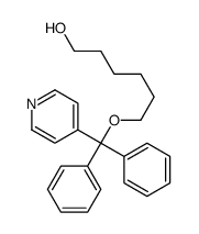 6-[diphenyl(pyridin-4-yl)methoxy]hexan-1-ol Structure