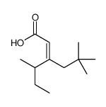 3-butan-2-yl-5,5-dimethylhex-2-enoic acid Structure