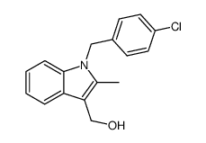 [1-(4-CHLORO-BENZYL)-2-METHYL-1H-INDOL-3-YL]-METHANOL Structure