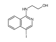 Ethanol, 2-[(4-iodo-1-isoquinolinyl)amino] Structure