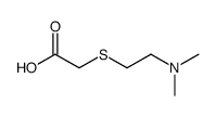 Acetic acid, 2-[[2-(dimethylamino)ethyl]thio] Structure