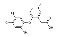 [2-(2-Amino-4,5-dichloro-phenoxy)-5-methyl-phenyl]-acetic acid Structure