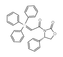 (S)-(3-Acetyl-triphenylphosphoranylidene)-4-phenyl-oxazolidin-2-one Structure